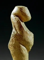 Preistoria: statua di donna gravettiana dal sito di Kostenki (Oblast