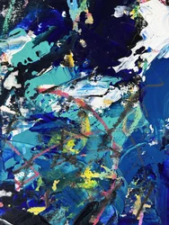Tessitura astratta in blu vivace