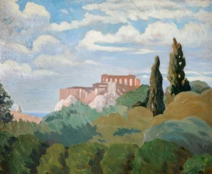 Alba sul Partenone, Atene