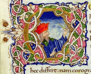 Ms Lat 463 fol.21r Iniziale istoriata 