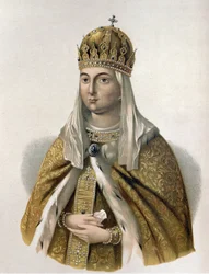Ritratto di Eudossia Strechnieva, moglie dello zar Michele I di Russia