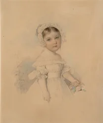 Ritratto della Contessa Alexandra Alexandrovna Golitsyna 1823-1910, metà anni 1820