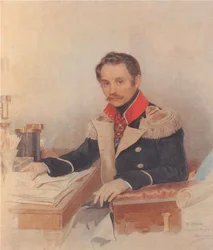 Ritratto di Leonty Vasilievich Dubelt 1792-1862, Capo di Stato Maggiore del Corpo dei Gendarmi, 1834