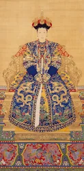 Imperatrice Xiaogongren (1660-1723) (inchiostro e colore su seta)