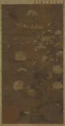 Magnolie, peonie e fagiani