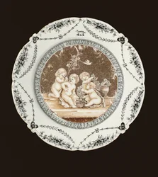 Piatto laterale, periodo Qianlong, c.1782