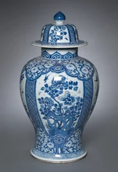 Vaso con coperchio, 1662-1722