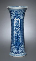 Vaso con coperchio, 1662-1722