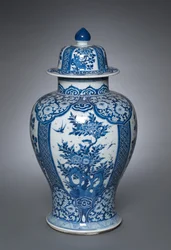 Vaso con coperchio, 1662-1722