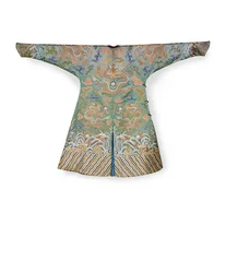 Abito di corte in seta celadon per una principessa imperiale, Jifu, Cina