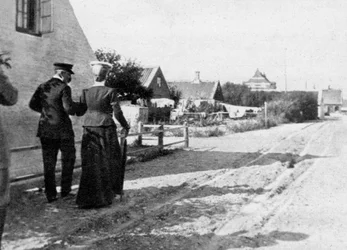Sbarco a Skagen, Danimarca, 1908