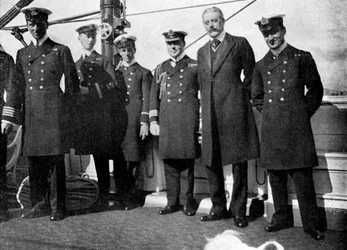 A bordo dello yacht reale Victoria e Albert III, Christiania Oslo, Norvegia, 1908