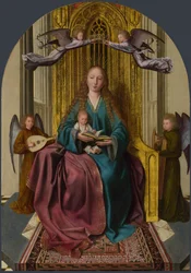 La Vergine e il Bambino in trono, con quattro angeli, c. 1495