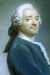 Autoritratto su pizzo arricciato, circa 1751