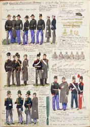 Uniformi e distintivi del governo provvisorio della Toscana