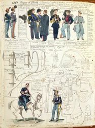 Uniformi ed equipaggiamenti di varie forze del Regno d