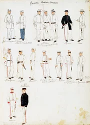 Uniformi delle guardie doganali del Regno d