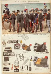 Uniformi dei Carabinieri Reali, ufficiali e sottufficiali del Regno d