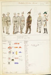 Uniformi dei Battaglioni Studenti Volontari del Regno d