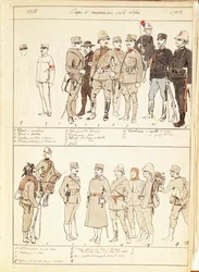 Uniformi delle forze di occupazione militare della Libia del Regno d