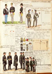 Varie uniformi del Granducato di Toscana