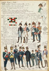 Vari uniformi del Regno d