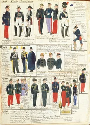 Vari uniformi dello Stato Pontificio