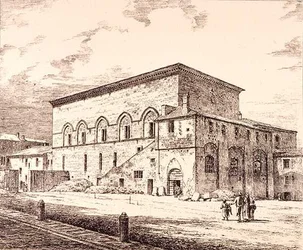 Resti del Palazzo dei Papi, Orvieto, Italia, da 