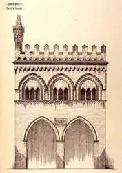 Palazzo dei Giureconsulti, Cremona, Italia, costruito nel 1292, da 