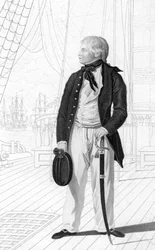 Il principe William Henry come guardiamarina a bordo del Prince George, 1831