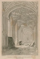 Chiostro, Cappella di Santo Stefano, Westminster, vista verso est