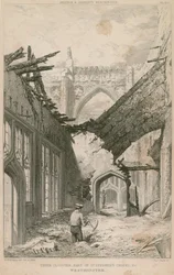 Chiostro superiore, parte della Cappella di San Stefano, Westminster, Londra