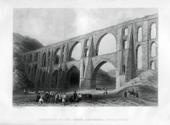 Acquedotto degli Imperatori Greci, vicino a Pyrgo, Turchia, 1886