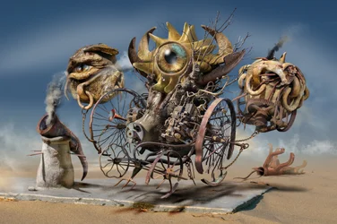 Creature steampunk del deserto