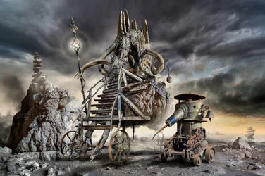 Macchine surreali del deserto
