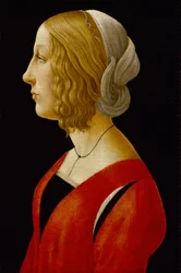 Ritratto di giovane donna - Busto di giovane donna