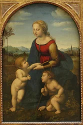 Madonna col Bambino e San Giovanni Battista La belle jardinière