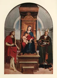 La Madonna Ansidei, 1505, c1912