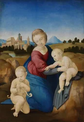 La Madonna col Bambino e il Battista Infante La Madonna Esterházy