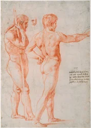 Due studi di nudi, 1515