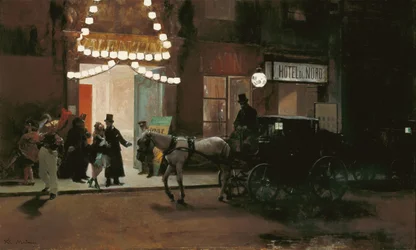 Lasciando il ballo in maschera