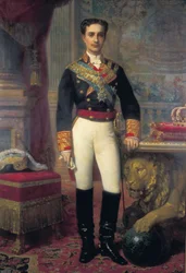 Ritratto di Alfonso XII (1857-1885), ultimo terzo del XIX secolo
