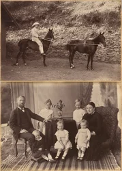 Capitano H.S. Rawhinson (recto); sig. Robert Holtz e famiglia (verso)