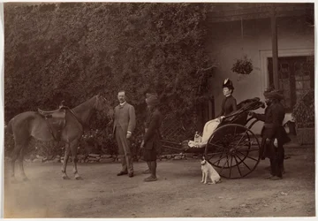 Il colonnello H. R. Thuillier e sua moglie Emmeline Williams Thuillier, Shimla