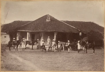 Dott. Morris e comitiva, Jhansi (recto)