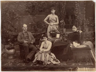 Sir Auckland Colvin e famiglia, Shimla