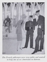 Illustrazione per "But Gentlemen Marry Brunettes" di Anita Loos