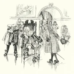 Il ricevimento di un grande uomo (incisione)