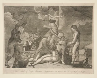 La morte del capitano James Lawrence a bordo del Chesapeake, 1 giugno 1813