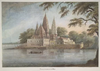 Il gruppo di templi al Rajghat sangam